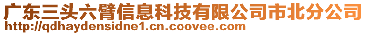 廣東三頭六臂信息科技有限公司市北分公司