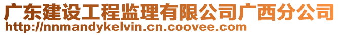 广东建设工程监理有限公司广西分公司