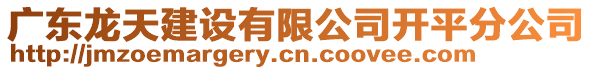 廣東龍天建設有限公司開平分公司