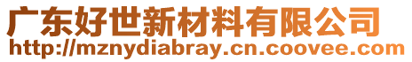 廣東好世新材料有限公司