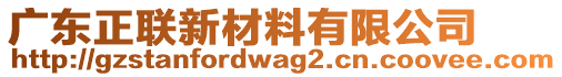 廣東正聯(lián)新材料有限公司