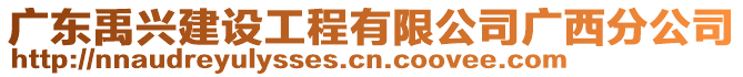 廣東禹興建設(shè)工程有限公司廣西分公司