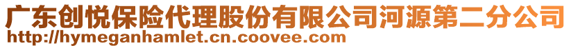 廣東創(chuàng)悅保險(xiǎn)代理股份有限公司河源第二分公司