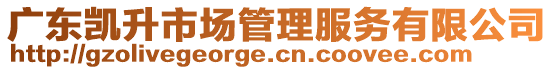 廣東凱升市場管理服務有限公司