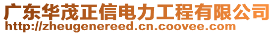 廣東華茂正信電力工程有限公司