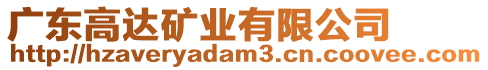 廣東高達(dá)礦業(yè)有限公司