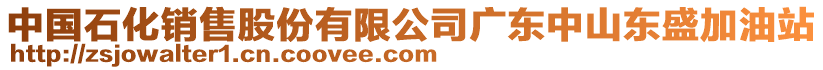 中國石化銷售股份有限公司廣東中山東盛加油站