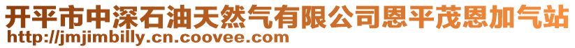 開平市中深石油天然氣有限公司恩平茂恩加氣站