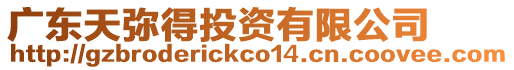 廣東天彌得投資有限公司
