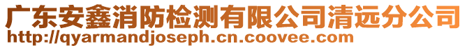 廣東安鑫消防檢測有限公司清遠分公司