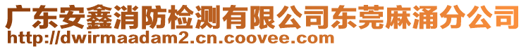 廣東安鑫消防檢測有限公司東莞麻涌分公司