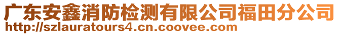 廣東安鑫消防檢測有限公司福田分公司