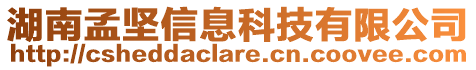 湖南孟堅信息科技有限公司