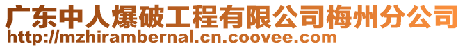 廣東中人爆破工程有限公司梅州分公司