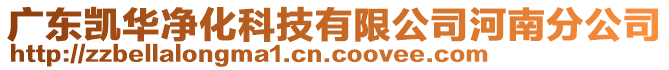 廣東凱華凈化科技有限公司河南分公司