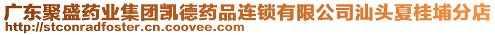 廣東聚盛藥業(yè)集團(tuán)凱德藥品連鎖有限公司汕頭夏桂埔分店