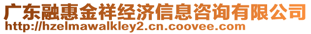 廣東融惠金祥經(jīng)濟(jì)信息咨詢有限公司