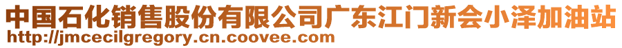 中國石化銷售股份有限公司廣東江門新會小澤加油站