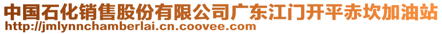 中國(guó)石化銷售股份有限公司廣東江門開平赤坎加油站