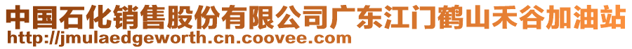 中國石化銷售股份有限公司廣東江門鶴山禾谷加油站