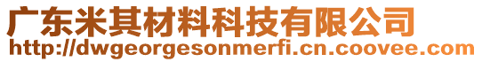 廣東米其材料科技有限公司