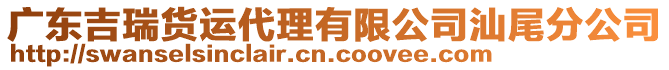 廣東吉瑞貨運(yùn)代理有限公司汕尾分公司