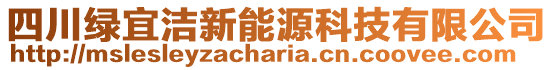 四川綠宜潔新能源科技有限公司