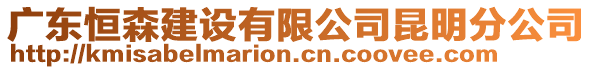 廣東恒森建設有限公司昆明分公司