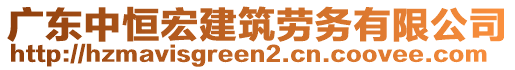 廣東中恒宏建筑勞務(wù)有限公司