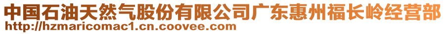 中國(guó)石油天然氣股份有限公司廣東惠州福長(zhǎng)嶺經(jīng)營(yíng)部