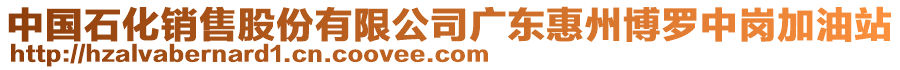 中國石化銷售股份有限公司廣東惠州博羅中崗加油站