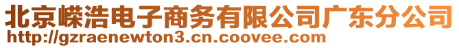 北京嶸浩電子商務有限公司廣東分公司