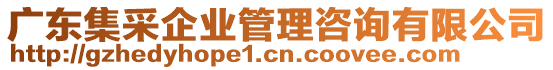 廣東集采企業(yè)管理咨詢有限公司