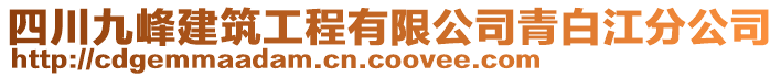 四川九峰建筑工程有限公司青白江分公司