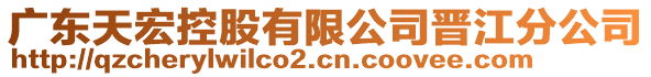 廣東天宏控股有限公司晉江分公司