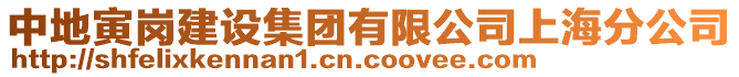 中地寅崗建設(shè)集團(tuán)有限公司上海分公司