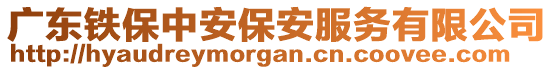 廣東鐵保中安保安服務(wù)有限公司