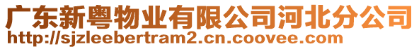 廣東新粵物業(yè)有限公司河北分公司