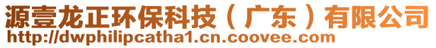 源壹龍正環(huán)保科技（廣東）有限公司