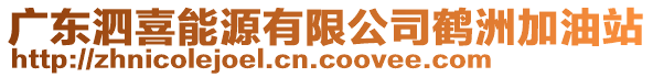 廣東泗喜能源有限公司鶴洲加油站
