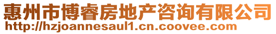 惠州市博睿房地產咨詢有限公司