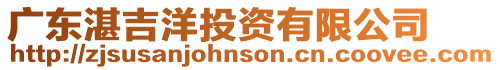 廣東湛吉洋投資有限公司