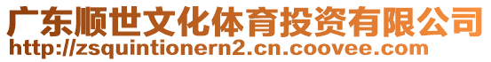 廣東順世文化體育投資有限公司