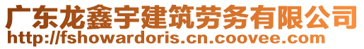 廣東龍鑫宇建筑勞務有限公司
