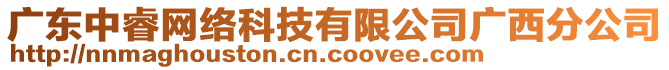 廣東中睿網(wǎng)絡(luò)科技有限公司廣西分公司