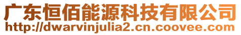 廣東恒佰能源科技有限公司