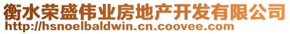 衡水榮盛偉業(yè)房地產(chǎn)開發(fā)有限公司