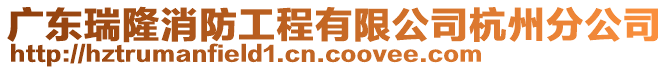 廣東瑞隆消防工程有限公司杭州分公司