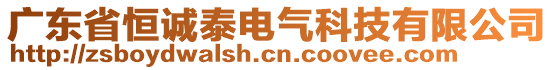 廣東省恒誠泰電氣科技有限公司