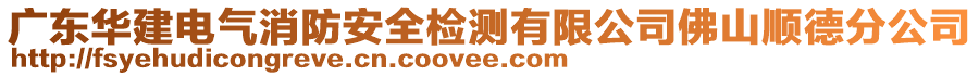 廣東華建電氣消防安全檢測有限公司佛山順德分公司